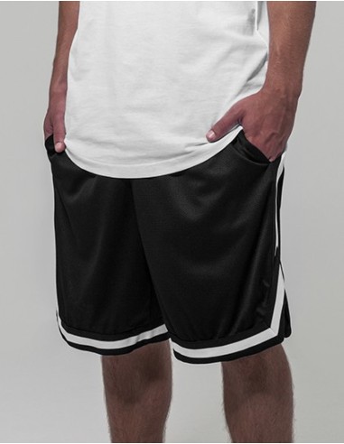 B-BY047-Two-tone Mesh Shorts
